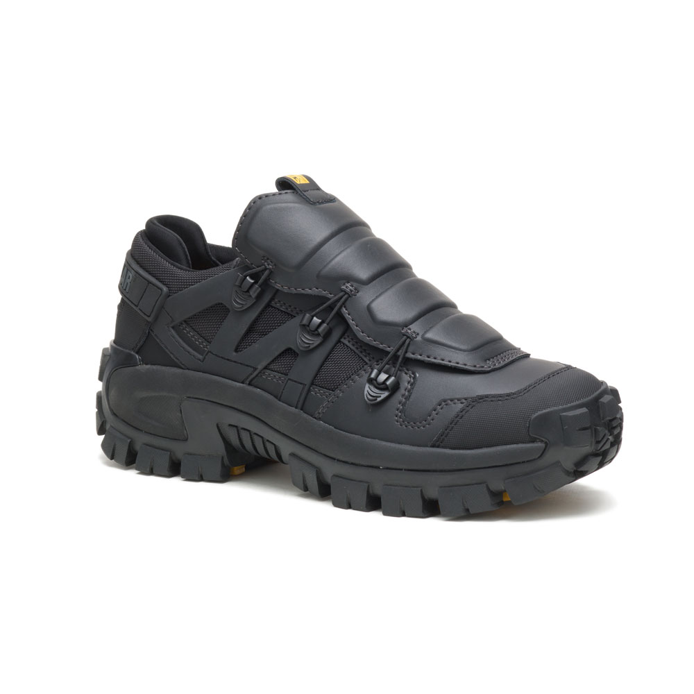 Men's Caterpillar Invader Met St Safety Shoes Black Ireland OEZI85943